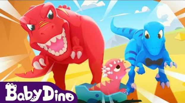 Video BabyDino ep1 preview? - T-Rex Scary Roar & Chase | Jurassic World | Dinos Cartoon | Yateland en français