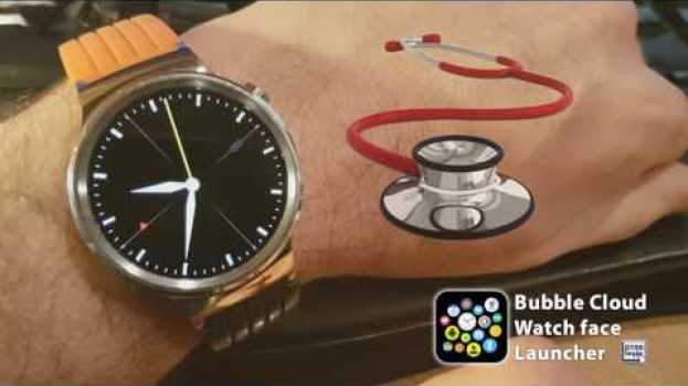Video Paramedic watch face: ambient mode with seconds for medical professionals, doctors (WearOS) em Portuguese