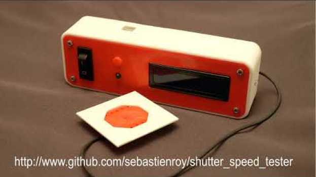 Video Shutter Speed Tester - Testeur de vitesse d'obturateur in English