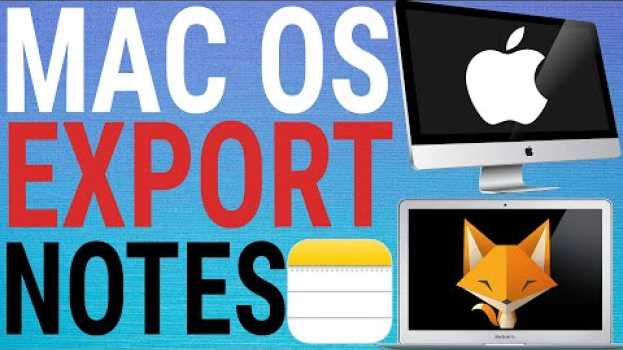Video How To Export Apple Notes On MacOS en Español