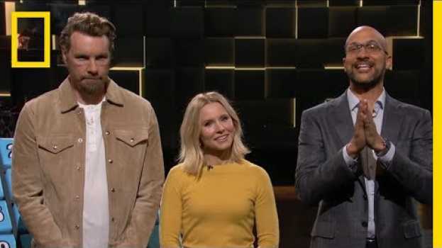 Video Guessing Kristen Bell and Dax Shepard’s First Crushes | Brain Games in English