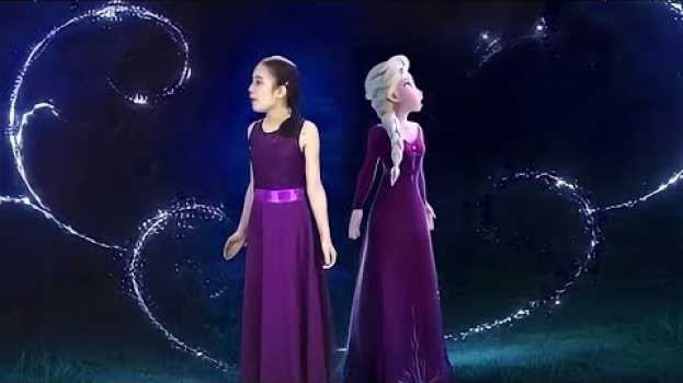 Video INTO THE UNKNOWN from Frozen 2 but I am Elsa... ★ Idina Menzel & Aurora COVER by Lele in Real Life in Deutsch