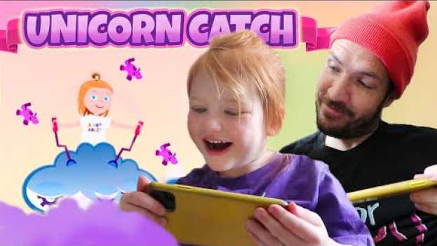 Video UNiCORN CATCH 🦄 Adley App Reviews her First Game! save unicorns, new coloring book, play drop test! en Español