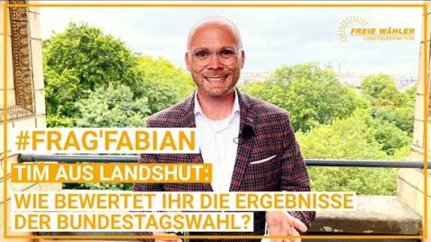 Video #FRAGFABIAN zu den Ergebnissen der Bundestagswahl 2021 in English