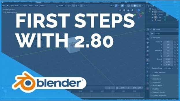 Video First Steps - Blender 2.80 Fundamentals su italiano