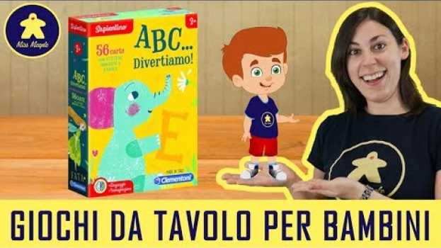 Video ABC...divertiamo! -  Gioco da Tavolo per Bambini - Clementoni - 3+anni na Polish