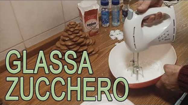 Video Come fare la GLASSA DI ZUCCHERO per biscotti e torte - ghiaccia reale -Arte Green em Portuguese