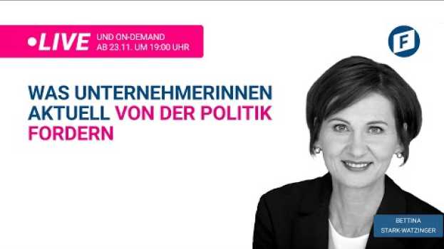 Video HIGHLIGHT: Business meets politics mit Bettina Stark-Watzinger en Español