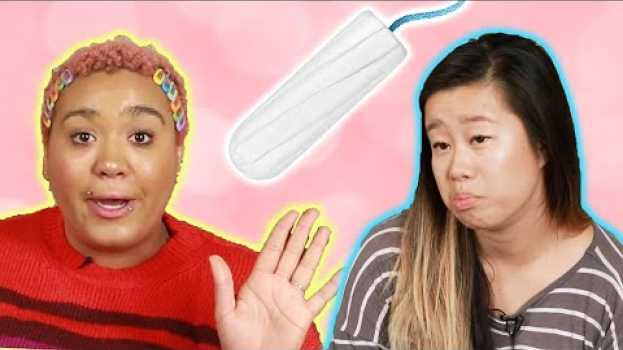 Video Women Share Their First Period Stories em Portuguese
