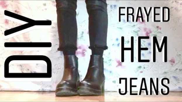 Видео DIY - Come fare le frange ai jeans на русском