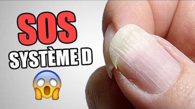Video 1 MIN pour réparer ton ongle cassé ! 👍 em Portuguese