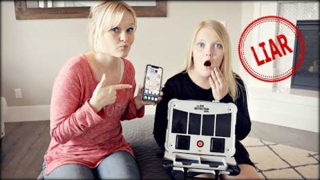 Video WHO is LYING and STOLE my iPhone!? Lie Detector Game em Portuguese