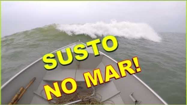 Video SUSTO NO MAR! PULAMOS UMA ONDA! Muito Peixe, CADA FISGADA. em Portuguese