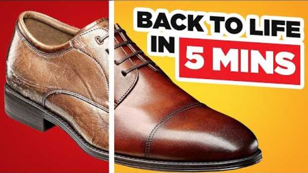 Video Bring Your Dress Shoes Back To Life - No More Creases & Scuff Marks in English