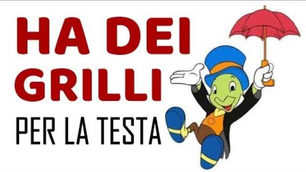 Video modi di dire italiani per imparare l'italiano avanzato em Portuguese