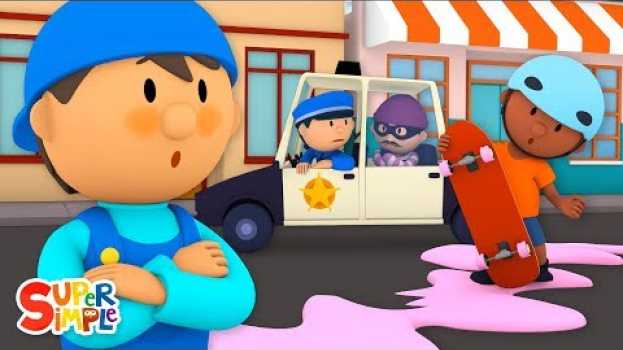 Video Can a Skateboard Go Through a Car Wash? | Carl's Car Wash | Cartoons For Kids en Español