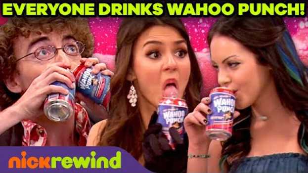 Video Victorious Characters Being Addicted to Wahoo Punch for 6 Min Straight | NickRewind en Español
