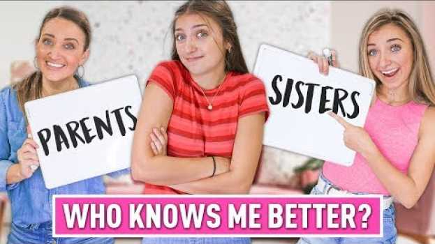 Video Who Knows Me Better? | Brooklyn & Bailey VS Parents 2020 #WithMe en français