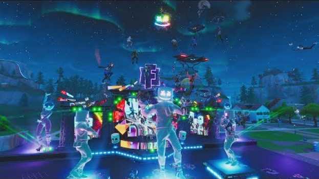 Video Marshmello Holds First Ever Fortnite Concert Live at Pleasant Park su italiano