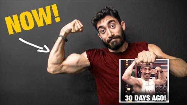 Video He Did This One Biceps Exercise for 30 Days (WOW!!) em Portuguese