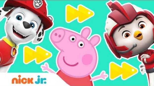 Video Funny Voice Changer Game w/ PAW Patrol, Peppa Pig & More! | Nick Jr. Games | Nick Jr. em Portuguese