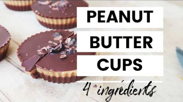 Video Comment faire des Reese's Peanut Butter Cups VEGAN: 4 ingrédients seulement ! | #milenandco in Deutsch