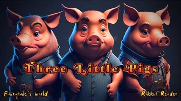 Video The Three Little Pigs | Fairy Tale | Rabbit Reader su italiano