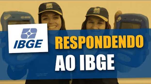 Video Responda ao IBGE e contribua com o retrato do Brasil • IBGE Institucional su italiano