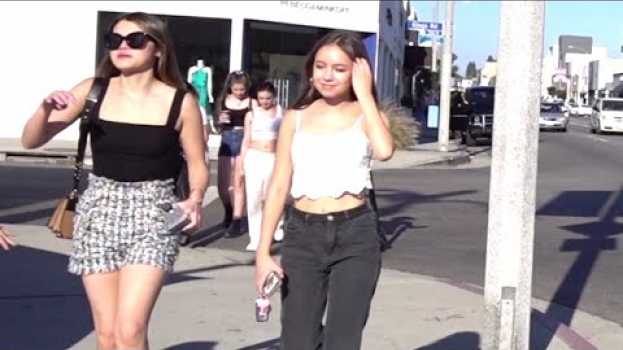Video El mejor lugar para selfies en Los Angeles. Melrose Avenue su italiano