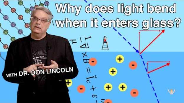 Video Why does light bend when it enters glass? su italiano