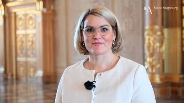 Video Neujahrsansprache von Augsburgs Oberbürgermeisterin Eva Weber | Jahreswechsel 2020/2021 em Portuguese