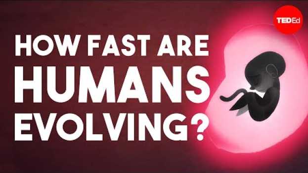 Video Is human evolution speeding up or slowing down? - Laurence Hurst in English