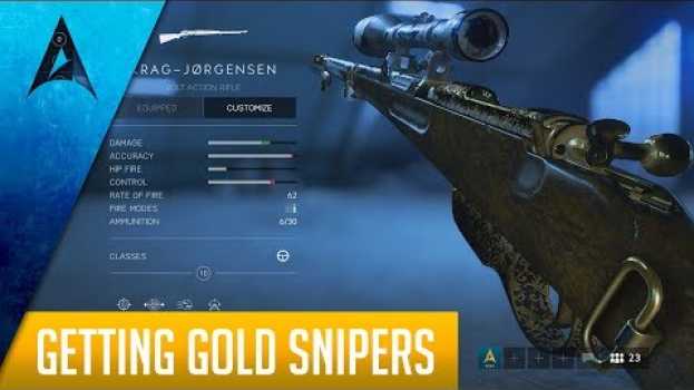 Video How to get the Gold Snipers in Battlefield 5 (bf5 gameplay tips and map guide) in English