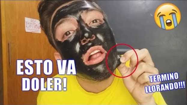 Video Esto DUELE MUCHO!! El RETO de la MASCARILLA NEGRA | La máscara dolorosa | RusoX en français