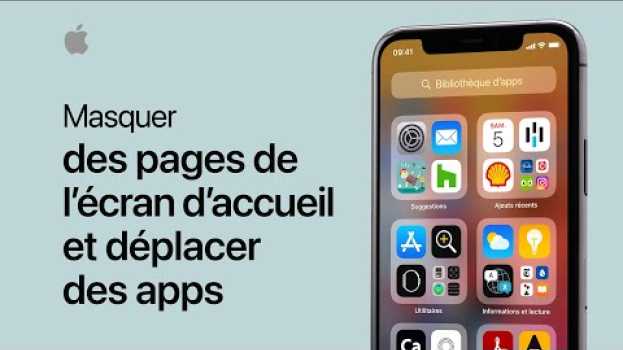 Видео Masquer des pages de l’écran d’accueil et déplacer des apps sur votre iPhone - Assistance Apple на русском
