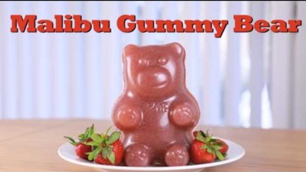 Video How To Make A Giant Alcoholic  Gummy Bear | Drinks Made Easy en français