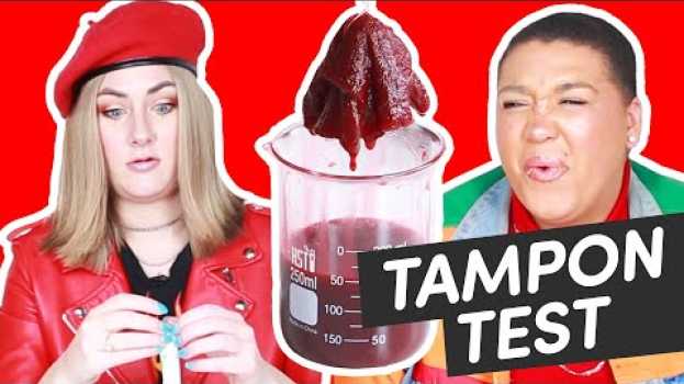Video Which Tampon Is The Most Absorbent? in Deutsch
