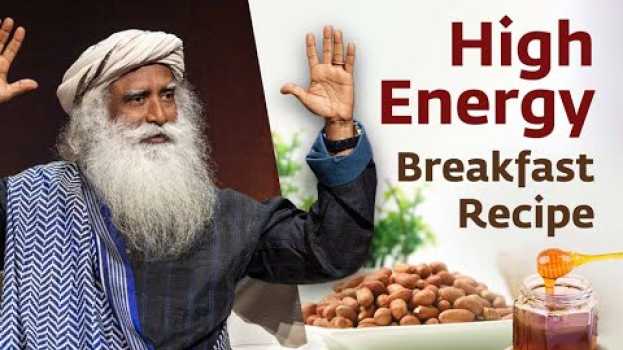 Video An Easy Breakfast Recipe for High Energy (2 minutes) in English