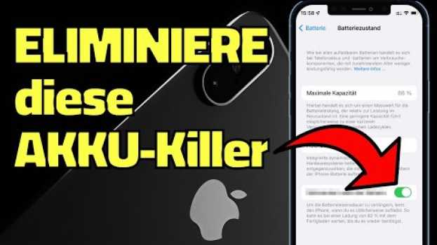Видео Darum ist dein iPhone Akku schnell leer (8 Gründe). на русском