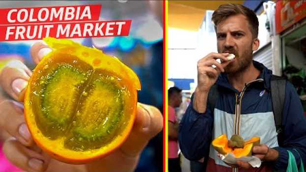 Video Tasting Some of the Wildest Fruit at Bogotá's Paloquemao Market  — Vox Borders with Johnny Harris en Español