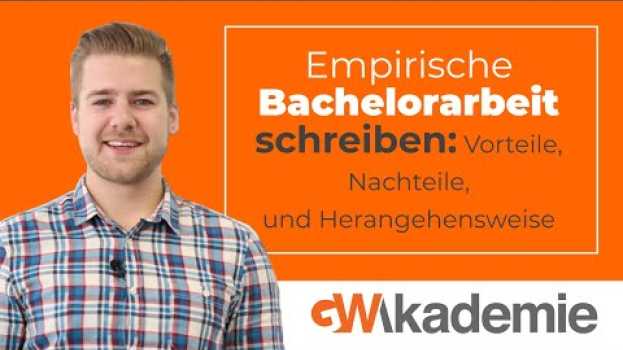 Video Empirische Bachelorarbeit schreiben: Vorteile, Nachteile und Herangehensweise • GWriters.de in English