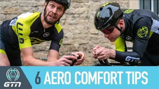 Video 6 Tips For Aero Comfort | Make Your Triathlon Bike More Comfortable in Deutsch