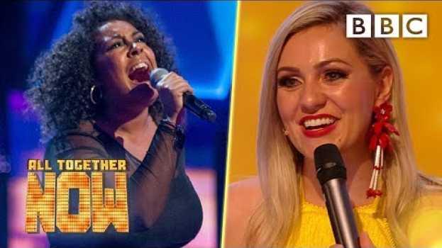 Video Theatre performer Bernadette raises the roof! - All Together Now na Polish