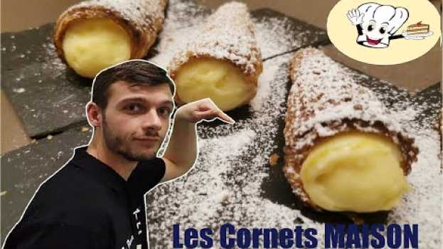 Video Comment Faire des Cornets à la Crème en Pâte Feuilletée em Portuguese