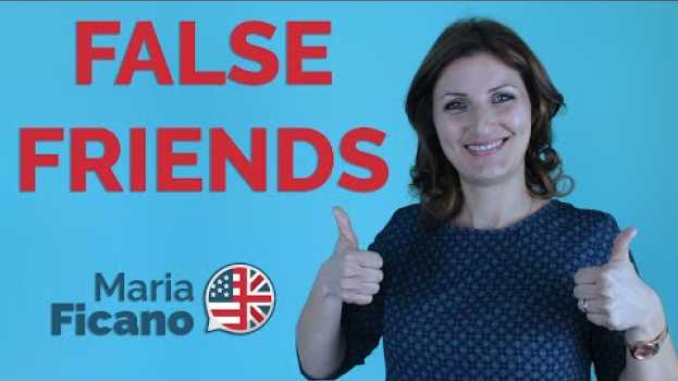 Video False Friends, le parole inglesi che fanno confondere gli italiani (Cap. 3) em Portuguese