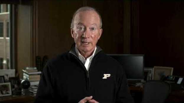 Video 2020 Outlook For Purdue Students From Pres. Daniels | March 2020 in English