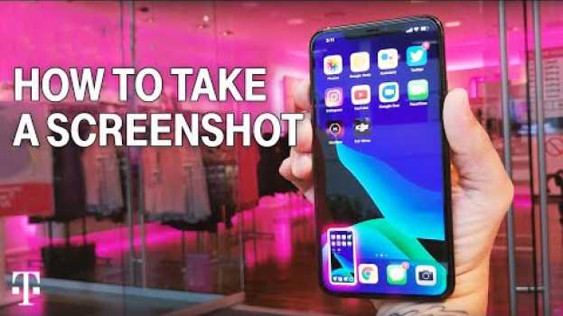 Видео How to Take a Screenshot on an iPhone or Android Phone | T-Mobile на русском