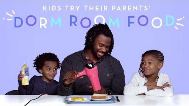 Video Parents Share Their Dorm Room Food | Kids Try | HiHo Kids en Español