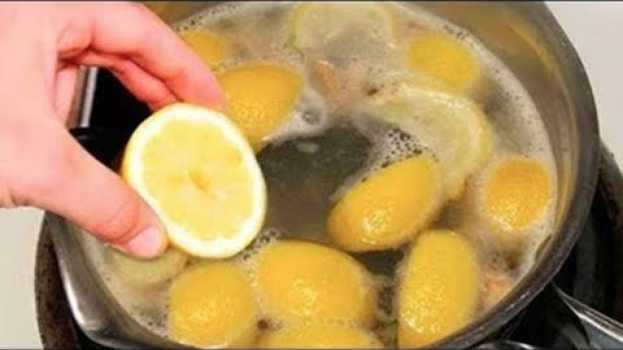 Video Fai bollire i limoni, bevi e poi alzati  Il risultato è pazzesco em Portuguese