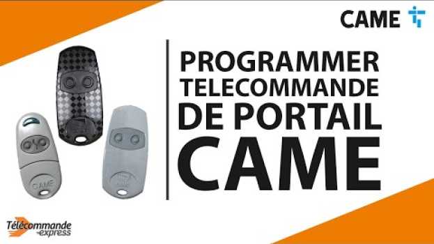 Video Comment programmer une télécommande de portail CAME em Portuguese